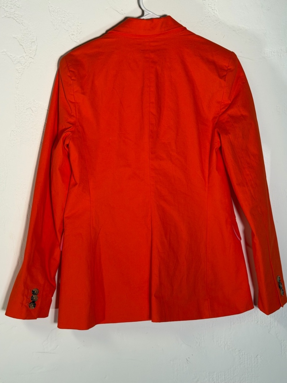 Bright Orange Single-Button Tailored Blazer - classic style - Picture 12 of 16